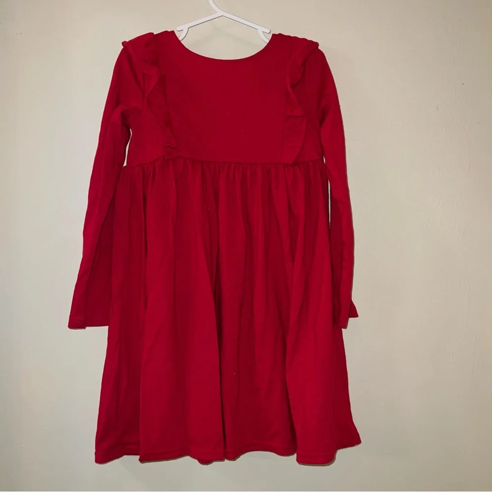 NWOT Red Ruffle Children’s Place Dress - Picture 2 of 3